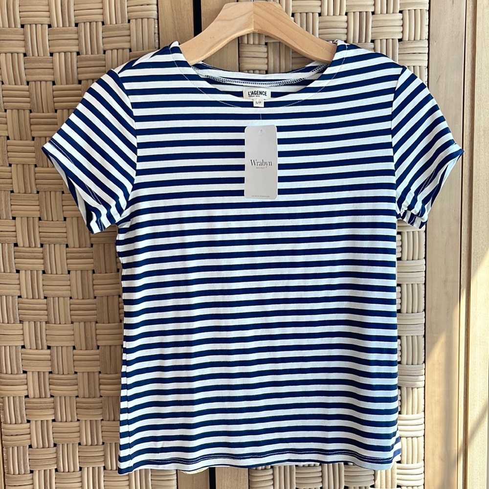L'AGENCE STRIPED SHIRT